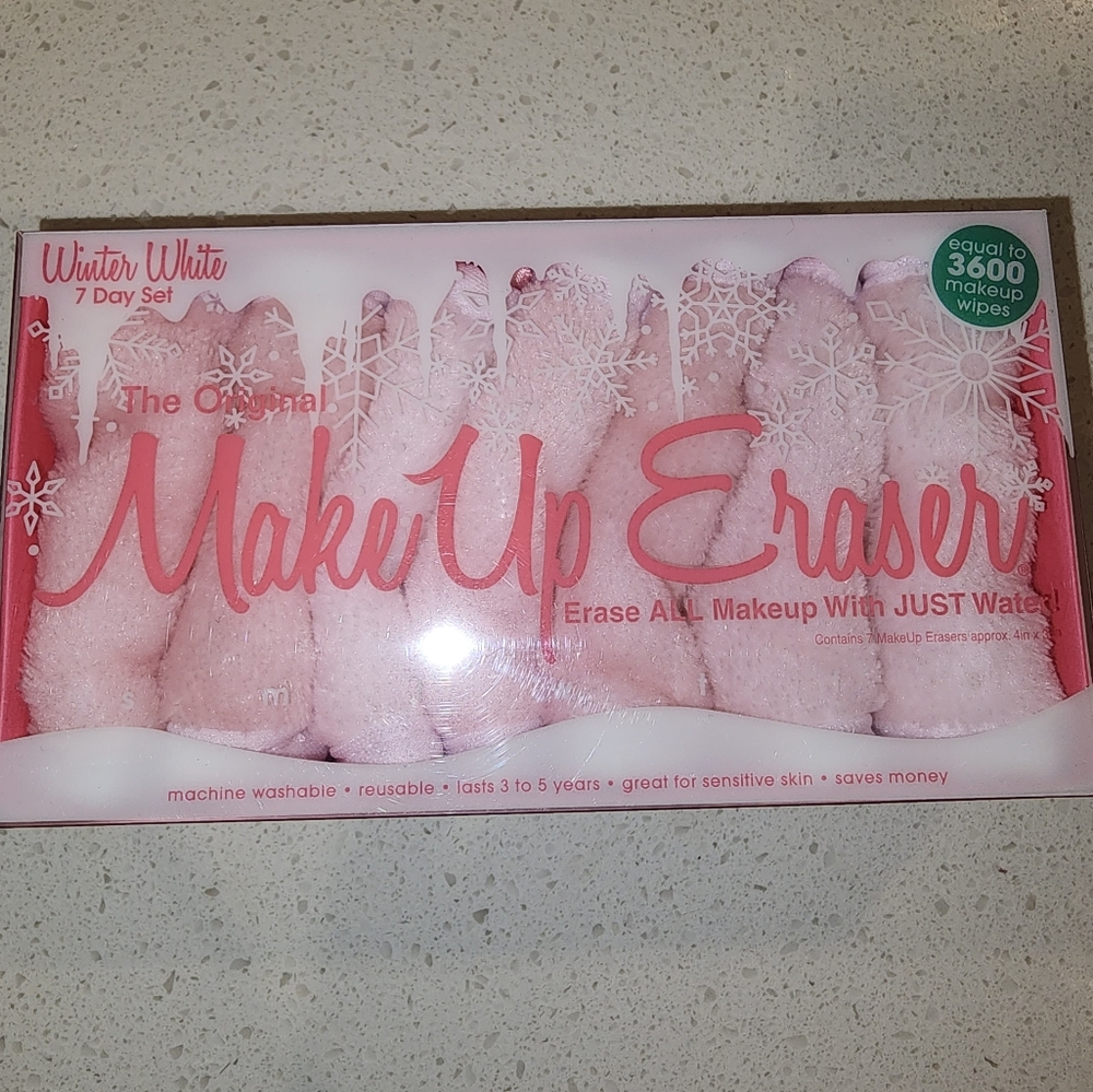 MakeUp Eraser 7 Day Set in Pink